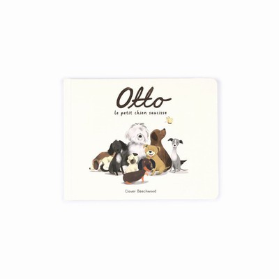 Jellycat Otto Le Petit Chien Saucisse Livre Books USA | 16253VQLR